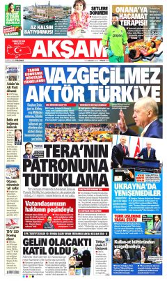Akşam Gazetesi Manşetleri