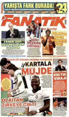 Fanatik Gazetesi Manşetleri