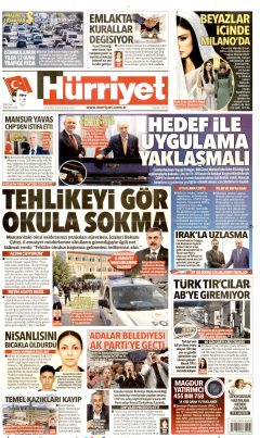 Hürriyet Gazetesi Manşetleri