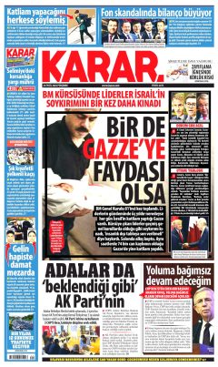 Karar Gazetesi Manşetleri