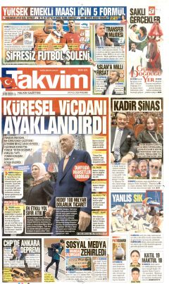 Takvim Gazetesi Manşetleri