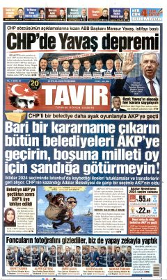 Tavır Gazetesi Gazetesi Manşetleri