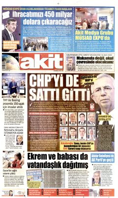 Yeni Akit Gazetesi Manşetleri