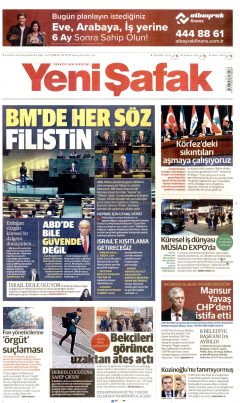 Yeni Şafak Gazetesi Manşetleri