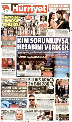 Hürriyet Gazetesi Manşetleri
