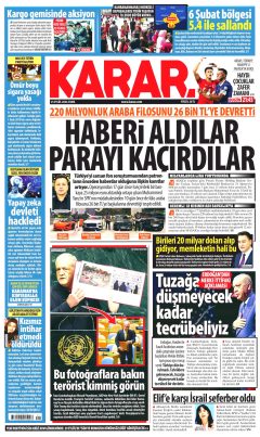 Karar Gazetesi Manşetleri