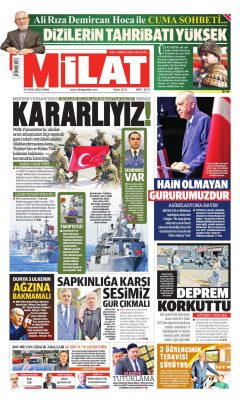 Milat Gazetesi Manşetleri