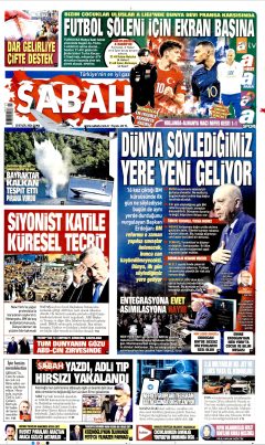 Sabah Gazetesi Manşetleri