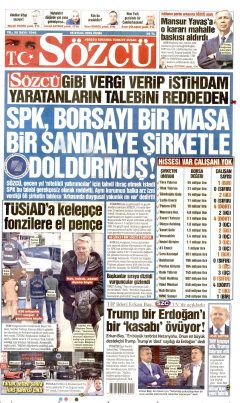 Sözcü Gazetesi Manşetleri