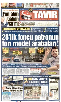 Tavır Gazetesi Gazetesi Manşetleri