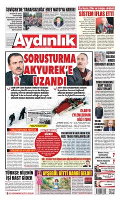 Aydınlık Gazetesi Gazetesi Manşetleri