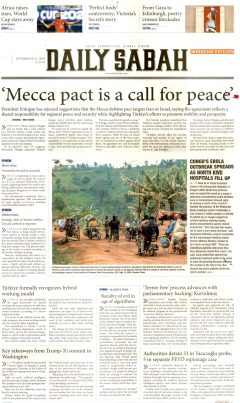 Daily Sabah Gazetesi Manşetleri