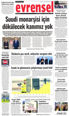 Evrensel Gazetesi Manşetleri