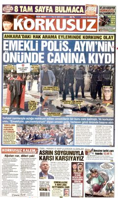 Korkusuz Gazetesi Manşetleri