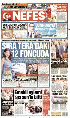 Nefes Gazetesi Manşetleri
