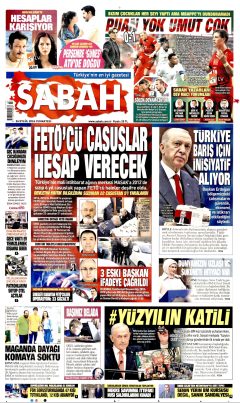 Sabah Gazetesi Manşetleri