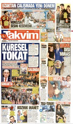 Takvim Gazetesi Manşetleri