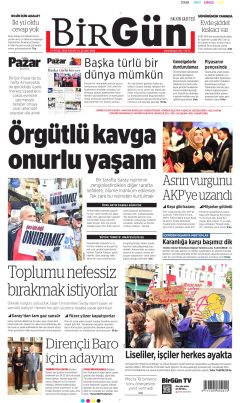 BirGün Gazetesi Manşetleri