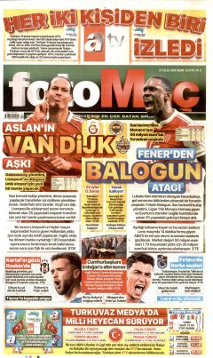 Fotomaç Gazetesi Manşetleri