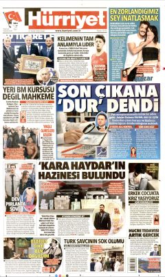 Hürriyet Gazetesi Manşetleri