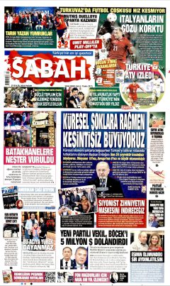 Sabah Gazetesi Manşetleri
