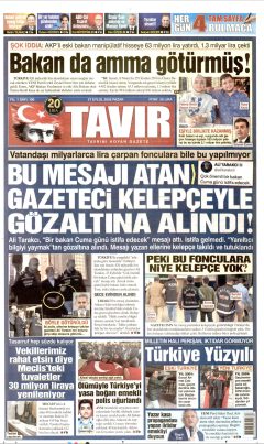 Tavır Gazetesi Gazetesi Manşetleri