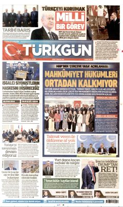Türkgün Gazetesi Manşetleri