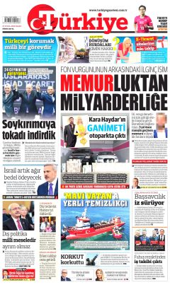 Türkiye Gazetesi Gazetesi Manşetleri