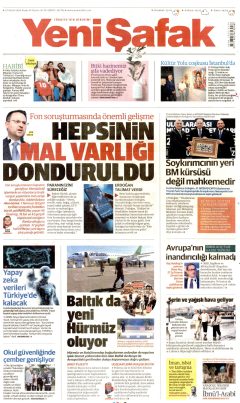 Yeni Şafak Gazetesi Manşetleri