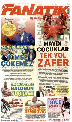 Fanatik Gazetesi Manşetleri