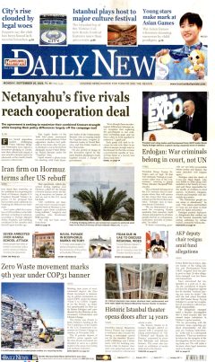 Hürriyet Daily News Gazetesi Manşetleri