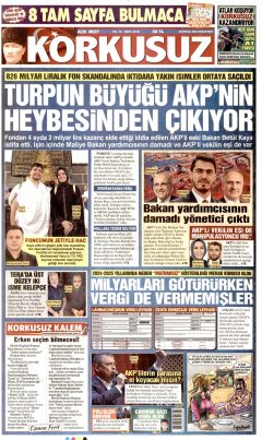 Korkusuz Gazetesi Manşetleri