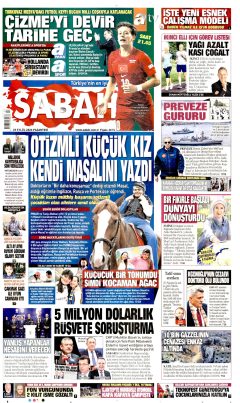 Sabah Gazetesi Manşetleri