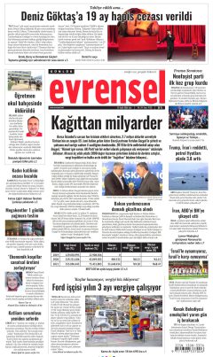 Evrensel Gazetesi Manşetleri