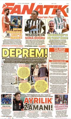 Fanatik Gazetesi Manşetleri