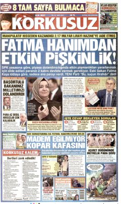 Korkusuz Gazetesi Manşetleri
