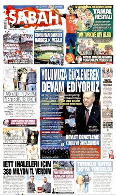 Sabah Gazetesi Manşetleri