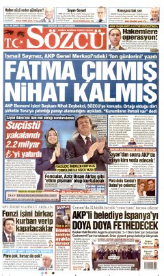 Sözcü Gazetesi Manşetleri