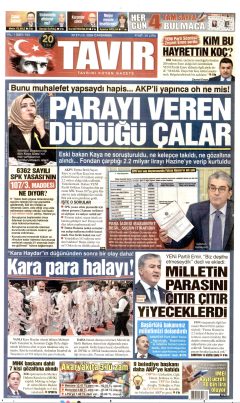 Tavır Gazetesi Gazetesi Manşetleri