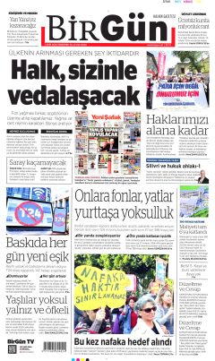 BirGün Gazetesi Manşetleri