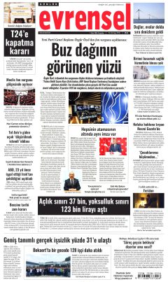 Evrensel Gazetesi Manşetleri