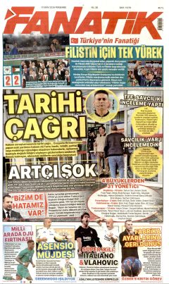 Fanatik Gazetesi Manşetleri