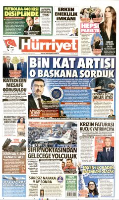 Hürriyet Gazetesi Manşetleri