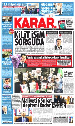 Karar Gazetesi Manşetleri