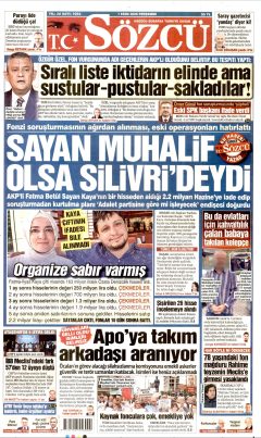 Sözcü Gazetesi Manşetleri