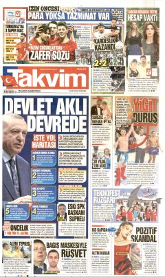 Takvim Gazetesi Manşetleri