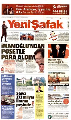 Yeni Şafak Gazetesi Manşetleri