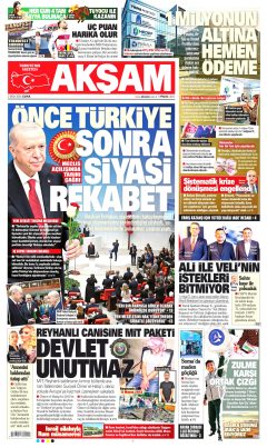Akşam Gazetesi Manşetleri