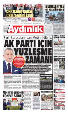 Aydınlık Gazetesi Gazetesi Manşetleri