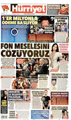 Hürriyet Gazetesi Manşetleri